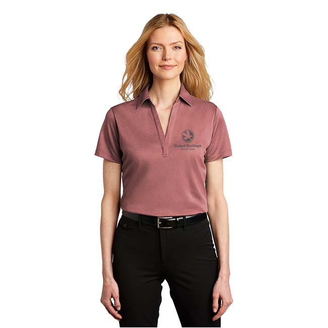 Women's Heather Silk Polo