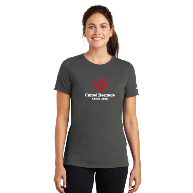 Nike Eagle Stacked Logo T-Shirt - Anthracite