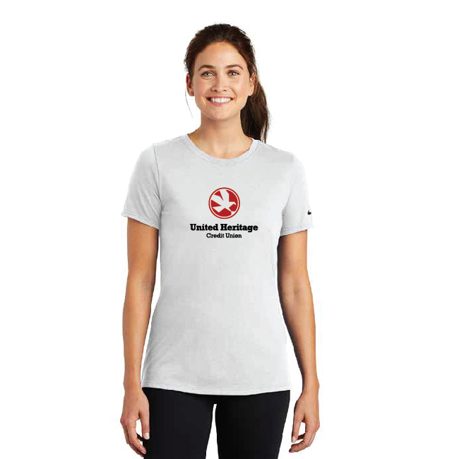 Nike Eagle Stacked Logo T-Shirt - White