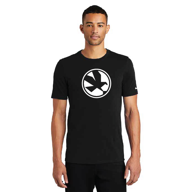 Nike Short Sleeve Eagle Logo Shirt - Black