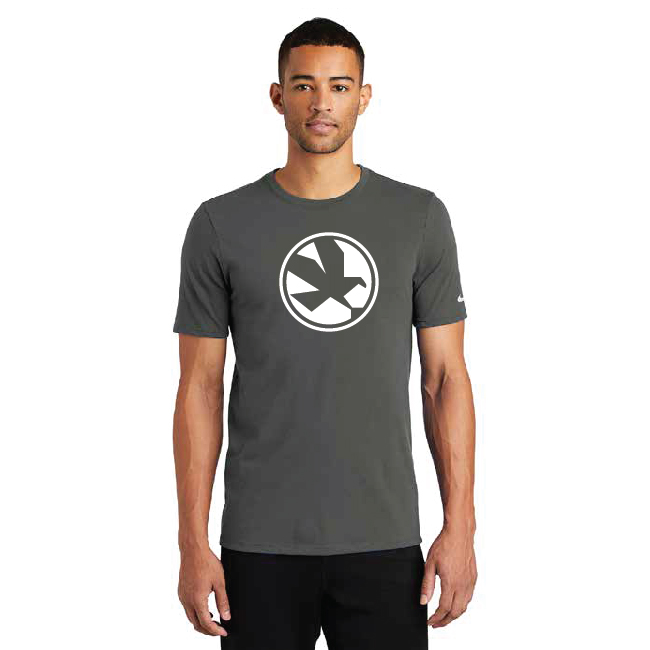 Nike Short Sleeve Eagle Logo Shirt - Anthracite