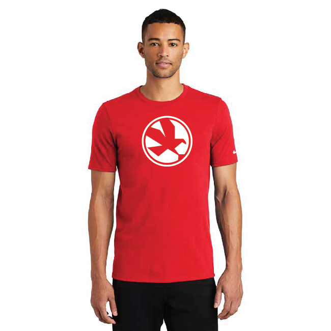 Nike Short Sleeve Eagle Logo Shirt - Red
